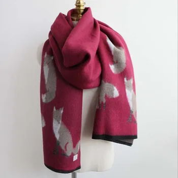 

Female Knitted wool fur shawls Soft Russian Retro Style Scarf Shawl Pretty pattern Velvet Warm Napped Wrap шарф женский зимний