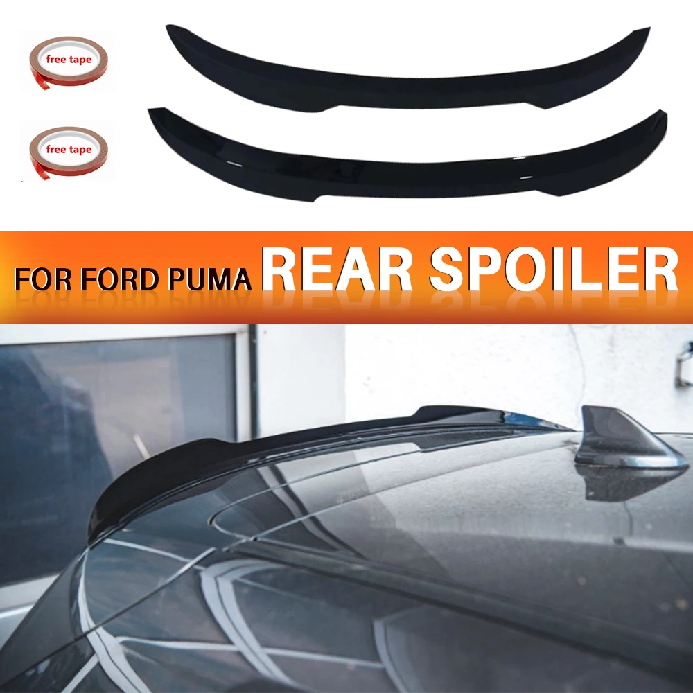 For Ford PUMA Rear Spoiler Accessories ABS Small Extension Cap Trunk sticker Exterior tuning Parts 2019+ - AliExpress