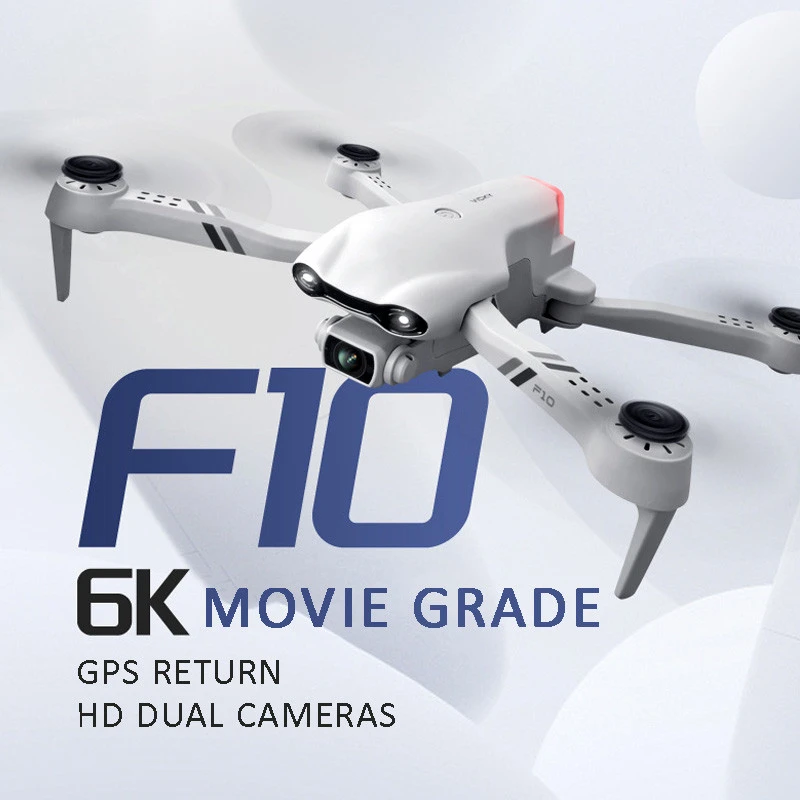 New F10 Drone 6k 5g Wifi Live Video Fpv Quadrotor Flight 25 Minutes Rc Distance 2000m Gps Rc Drone Hd Wide Angle Dual Camera Camera Drones Aliexpress