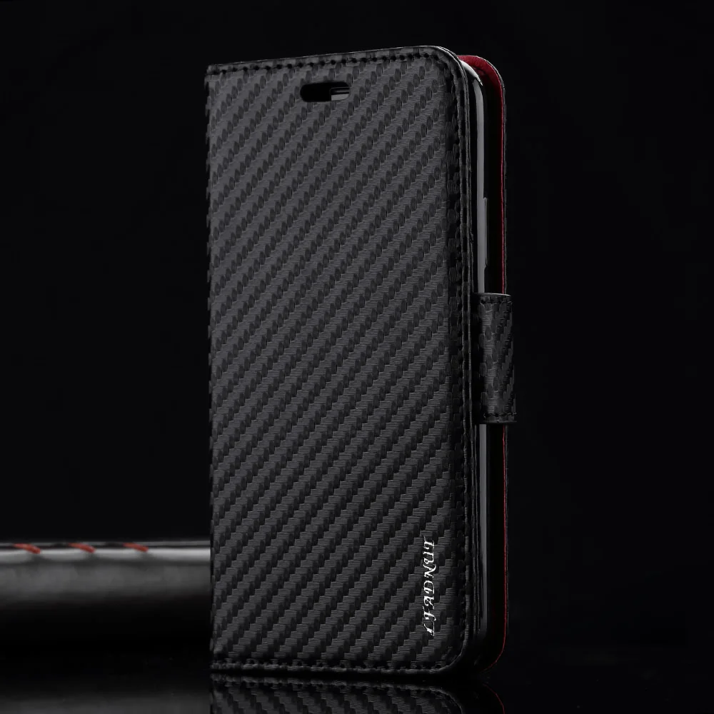 LLZ. Чехол из углеродного волокна, кожаный магнитный чехол-кошелек для Iphone 11 Pro Xr XS MAX 7 8 PLUS X 5 5S SE 6 6S PLUS, чехол Capas Fundas