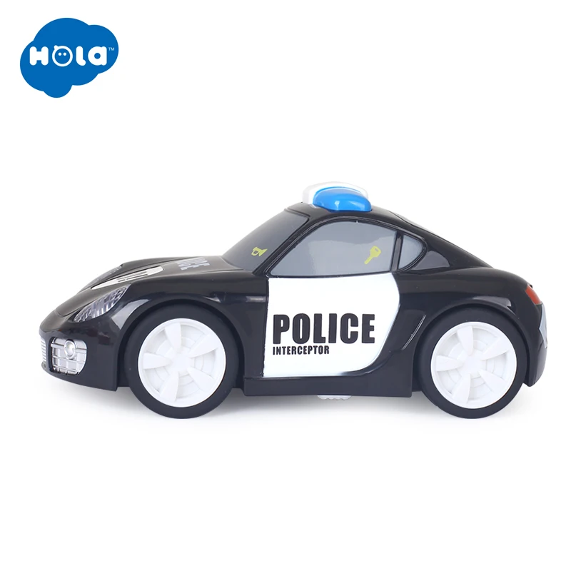 HOLA TOYS 6106A Игрушки для малышей быстрая полицейская модель автомобиля с сенсорной функцией оттягивающие Машинки Игрушки