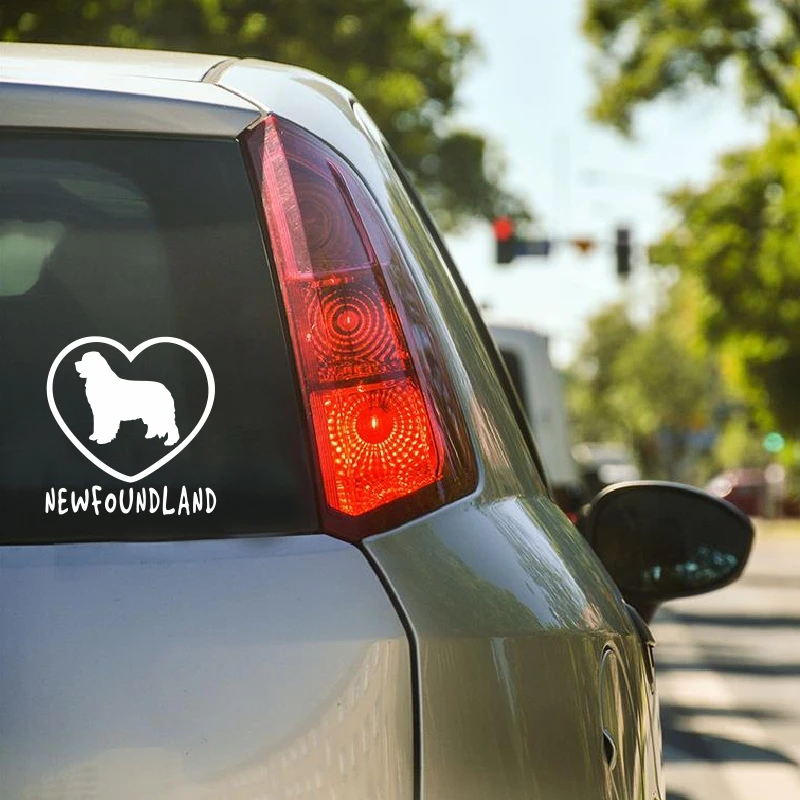Наклейки для автомобиля WILL BE наклейки NEWFOUNDLAND Dog наклейка украшения автомобильные