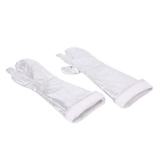 700℃/1000℃ алюминиевые термостойкие перчатки, устойчивые к высокой температуре рабочие перчатки из алюминиевой фольги огнеупорные анти-скальдинг перчатки