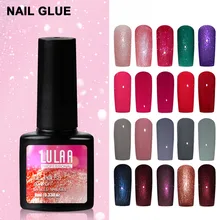 Чистый Блестящий Гель-лак для ногтей Soak off UV светодиодный Гель-лак для ногтей домашний салон маникюр LVS88