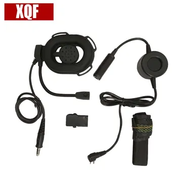 

XQF Bowman ZTactical Walkie Talkie HD01 unilateral headset with mobile phone TCI For Motorola Radio CLS1110 EP450 GP2000 GP88