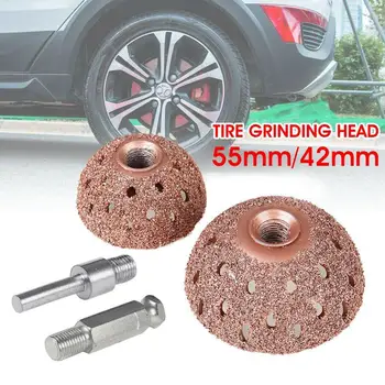 

1pc Buffing Wheel Tungsten Carbide Rasp / Contour Cup Ball Grind Tool Professional Rasp Wheel Adaptor Repair Tire with Arbo Y7K5