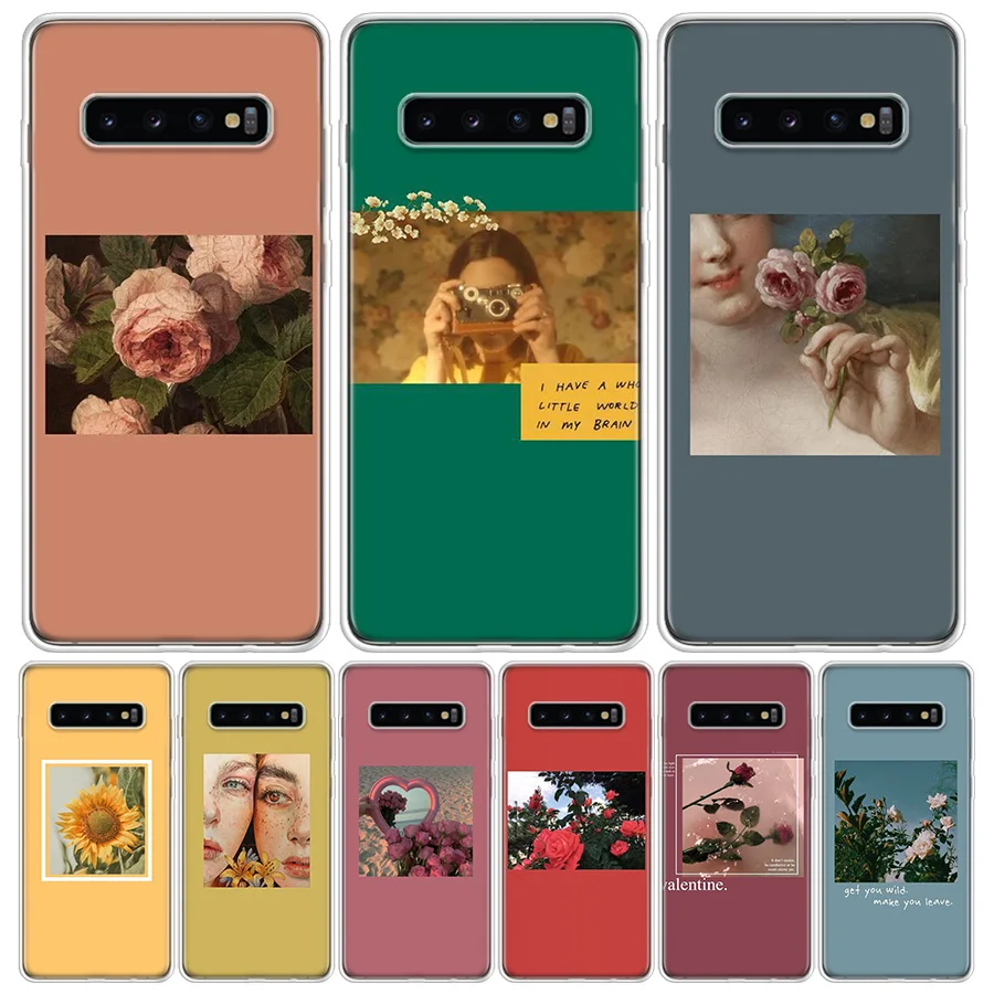 Отличный эстетический чехол для телефона Samsung Galaxy S10 S20 Ultra Note 10 9 8 S9 S8 S7 J4 J6 J8 Plus Li |