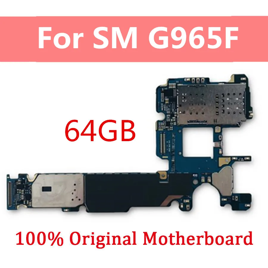 Логическая плата для Samsung Galaxy S9 G965F G960F G965U G960U G965FD G960FD материнская разблокировка с