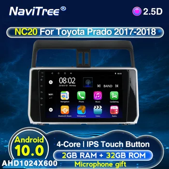 

For Toyota Land Cruiser Prado 150 2017-2018 Car Radio Multimedia Video Player Navigation GPS Android 2G+32G IPS