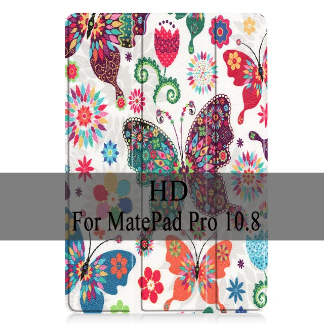 HD MatePad Pro 10.8 Чехол-книжка на магните для huawei MatePad Pro 10,8 чехол Mediapad M6 10,8 чехол для планшета из искусственной кожи чехол Funda Media pad M6 M 6 6 M - Цвет: HD MatePad Pro 10.8