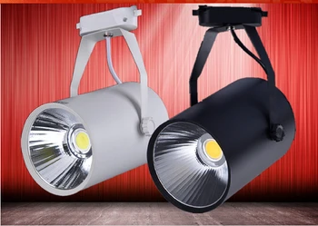 

2pcs COB LED rail track light 10W 20W 30w LED spotlight ceiling downlight for Cabinet Clothes Jewellery shop light