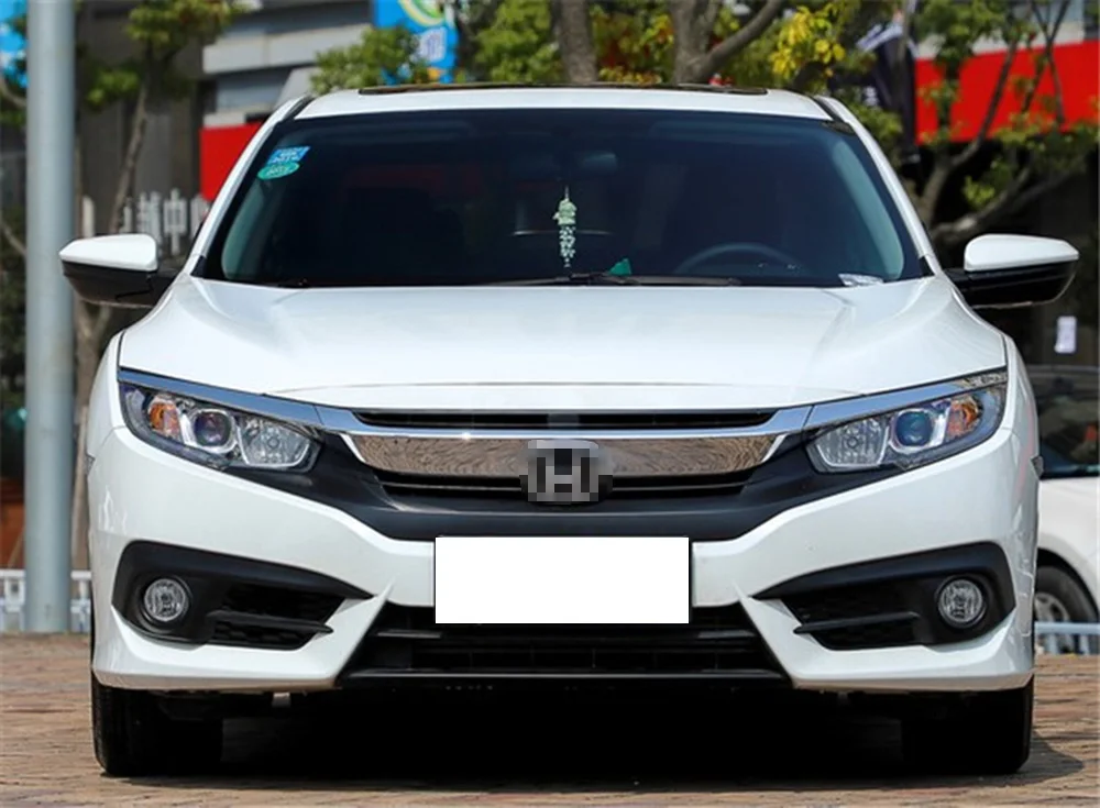 Для Honda Civic фары автомобиля прозрачные линзы Авто оболочка Крышка