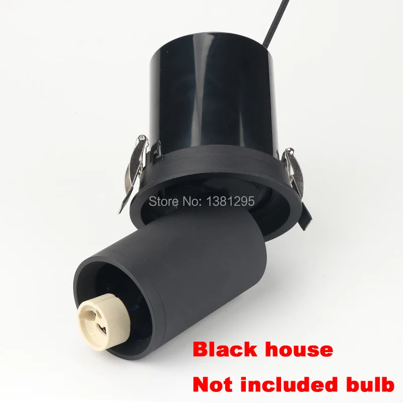 Foco LED Empotrado Giratorio Redondo/cuadrado – 220-240V, Casquillo GU10, Regulable, Clase F