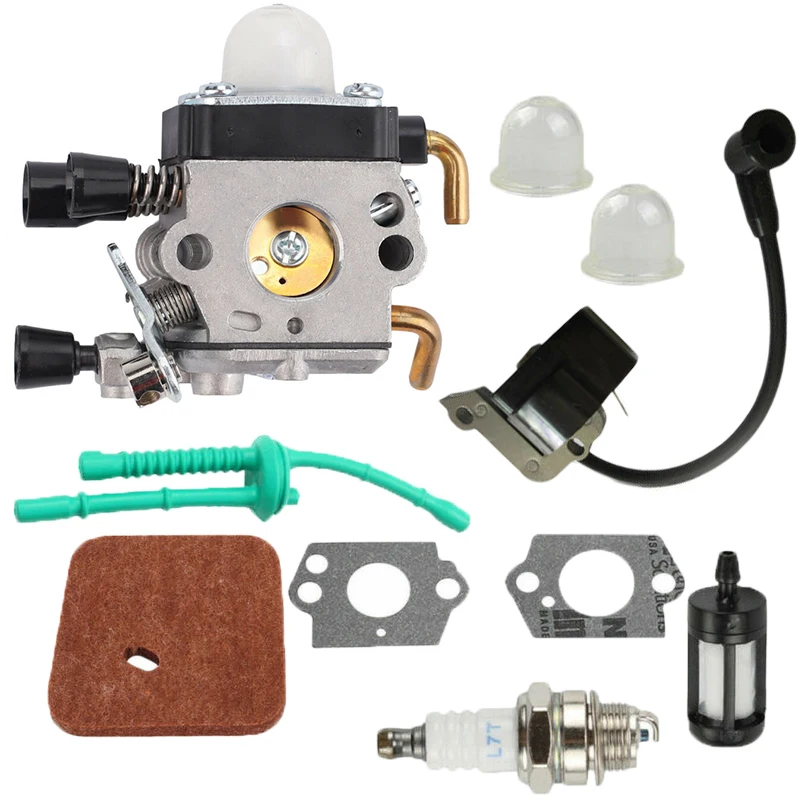 

Power Carburetor Kit For Stihl FS55RC HL45 KM55R FS45C FS45L FS55C FS55T FC55 String Trimmer Parts Accessories