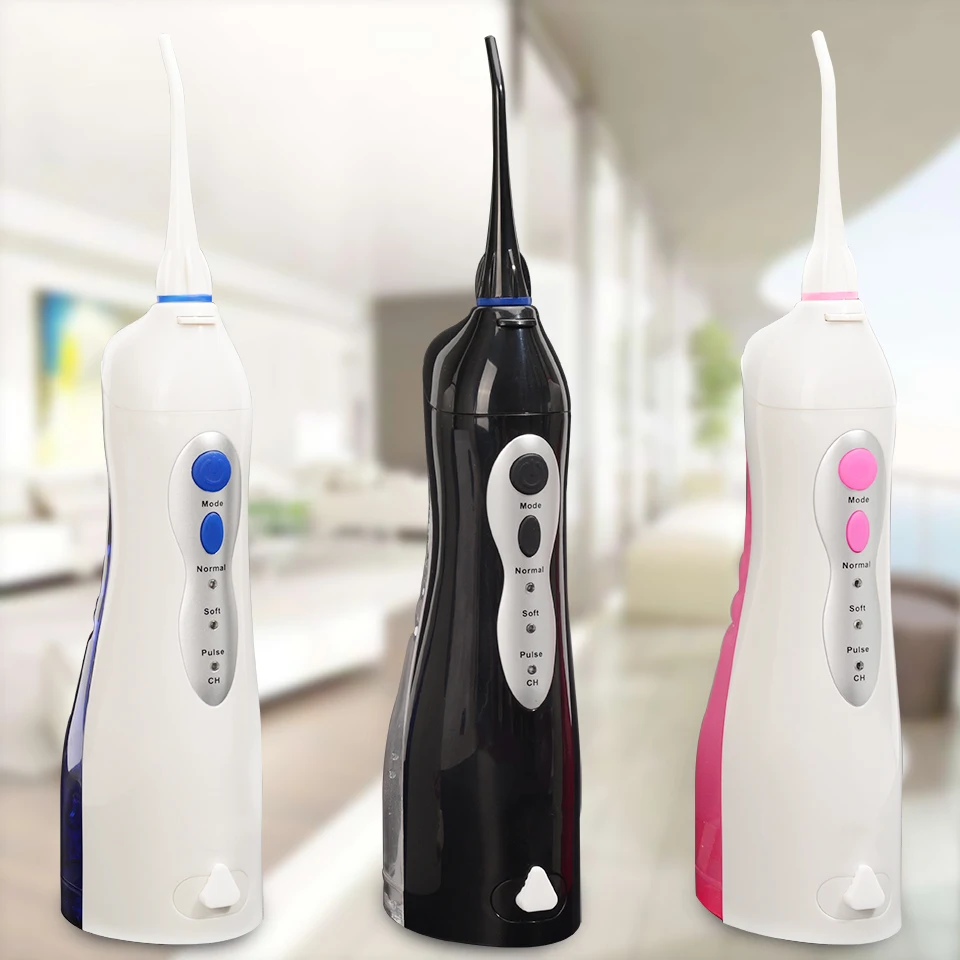 

Oral Irrigator Portable Home Angle Adjustable 3 Modes Scientific Healthy Water Pressure Big Capacity Tooth Clean Whiten Care
