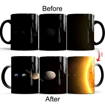 

2019 New 1Pcs 350mL Milky Way Planet Magic Coffee Mug Color Changed Cup Drinkware Best Gifts for Your Friends Drop Shipping