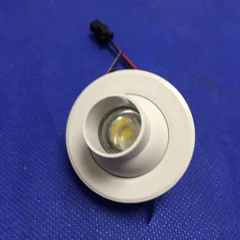 

5pcs/lot Ac95-277v White Mini Led Spot Light Cabinet Lamp 3w High Power Led White Warm White Indoor Lighting 3 Years Warranty