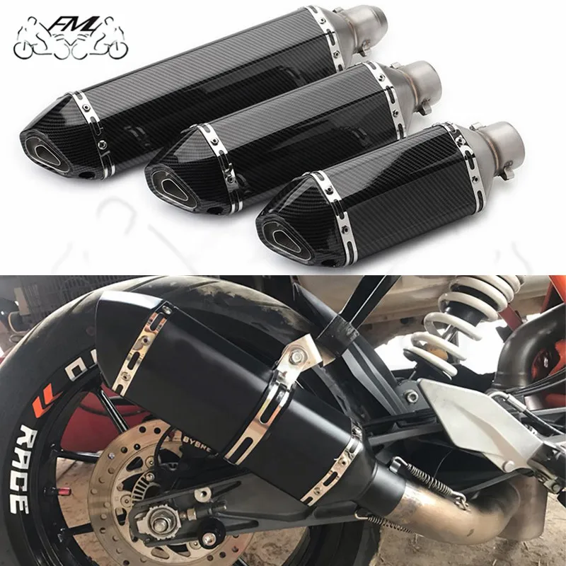 51Mm Accessori Universali Moto Rcycle Tubo Di Scarico Silenziatore Modificato Tubo Echappement Moto Db Killer Per Akrapovic Xj6 Mt07 09 03