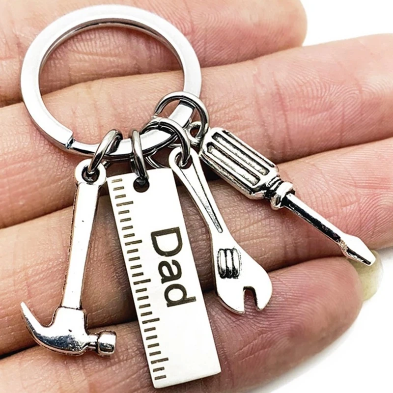 Инструменты высокой длины Llavero Martillo Llave Destornillador Papá Regalo праздничный день падения