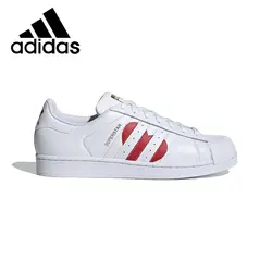 Оригинальные аутентичные Adidas superstar унисекс скейтборд обувь Классическая Уличная Повседневная обувь износостойкая 2019 новый список EG3396