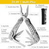 Multitool 24 in 1 Pocket Outdoor Plier Army Knife Heavy Duty Stainless Steel Multi-purpose Tool for Hunting Hiking Camping ► Photo 2/6