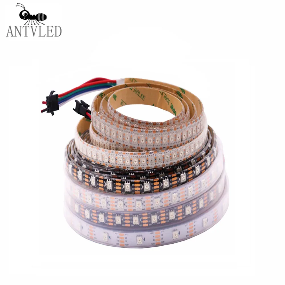 

WS2815 RGB LED Strip Light 30/60/144 Pixels/Leds/m Individually Addressable (WS2812B Updated) LED Lights Dual Signal Tape DC5V