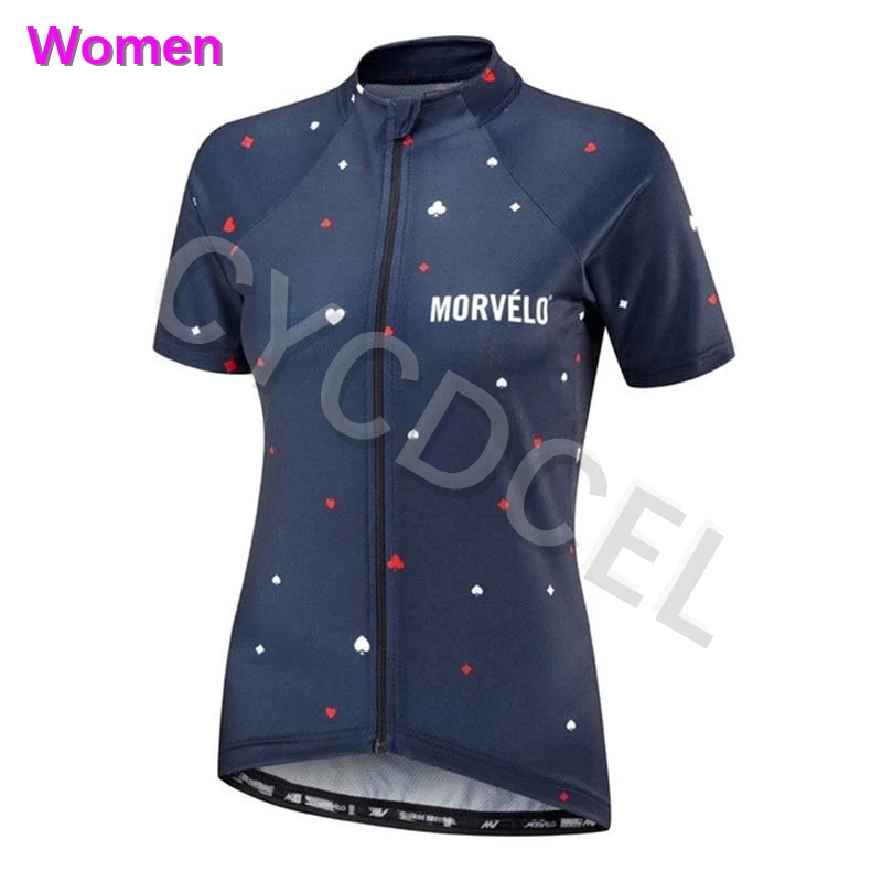 Only jersey 05 Morvelo велосипедная майка женская велосипедная Одежда дышащая велосипедная одежда быстросохнущая pro bib шорты комплект Maillot Ropa Ciclismo mujer - Цвет: Only jersey 05