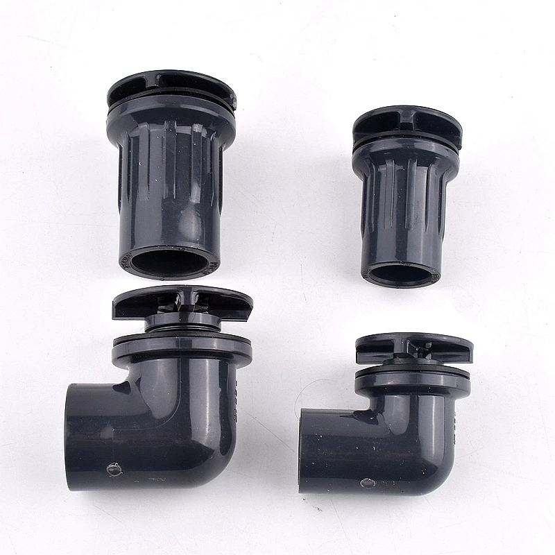 20/25mm PVC Rohr Ellenbogen Ablauf Stecker Aquarium Aquarium Verdicken Ablauf Joint, Garten Bewässerung Bewässerung Entwässerung Rohr armaturen – Detail 6