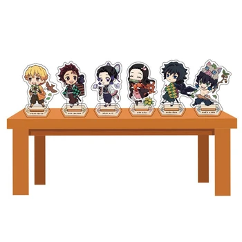 

1 Pc Anime Demon Slayer Kimetsu No Yaiba Hashira Giyuu Muichirou Shinob Acrylic Stand Figure Model Plate Holder Cake Topper