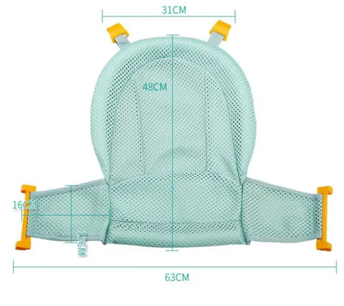 Детская ванночка для ванной Coussin из лайкры и хлопка для новорожденных, плавающий коврик для ванной, безопасный коврик для ванной - Цвет: 6