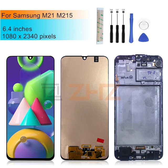 Oled Lcd For Samsung Galaxy M215 Lcd Touch Screen Digitizer Assembly For Samsung M21 With Frame Replacement Repair Parts 6 4 Mobile Phone Lcd Screens Aliexpress