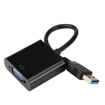 

USB 3.0 To VGA Multi-display Adapter Converter Graphics Display Card External For Win 7/8 Laptop DVD Player Tablets