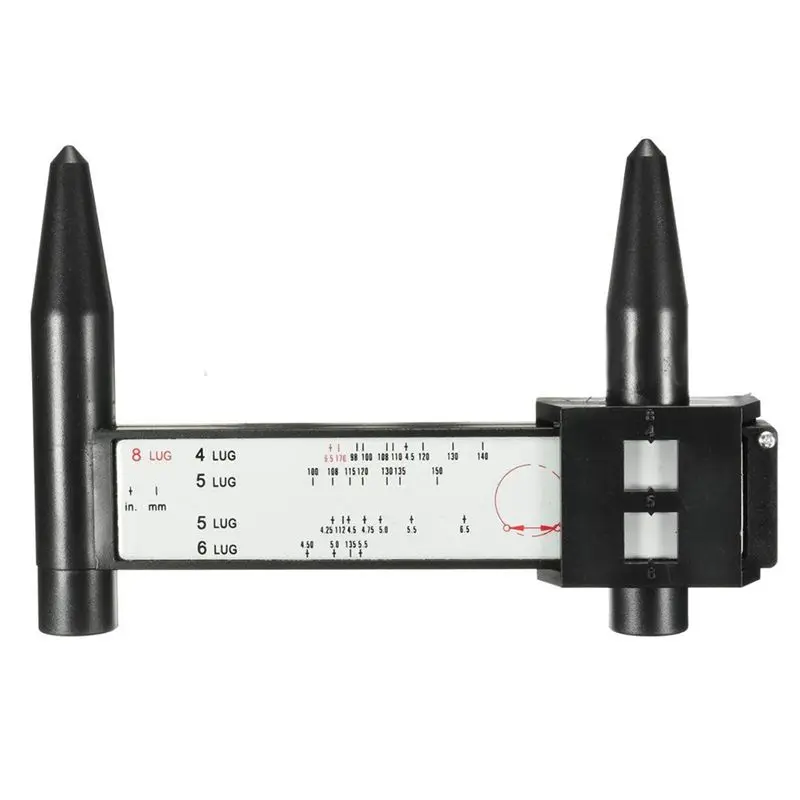 

4 5 6 8 Lug ABS Wheel - Wheel Spacer Measuring Gauge Tool Hand Held