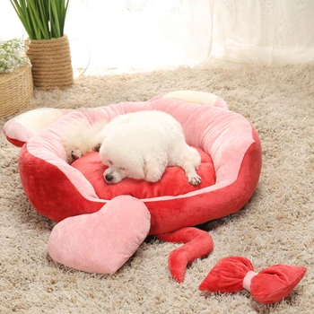 

2020 high-quality pet dog cat bed universal removable and washable kennel summer mat creative pet supplies