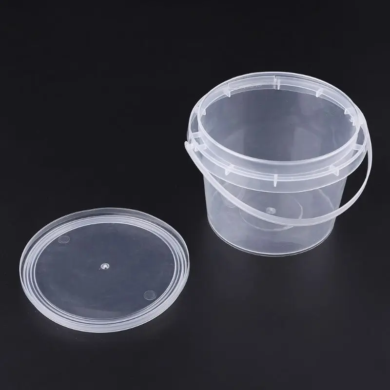 Portable Slime Storage Container Barrel Foam Ball Organizer For Light Clay Mud 0.5L | Красота и здоровье
