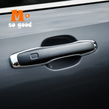 

2018 2019 For Volvo XC60 XC90 S90 V90 CC Car Out Door Handle Bar Frame Door Knob Decals Cover Trim ABS Chrome Auto Accessories