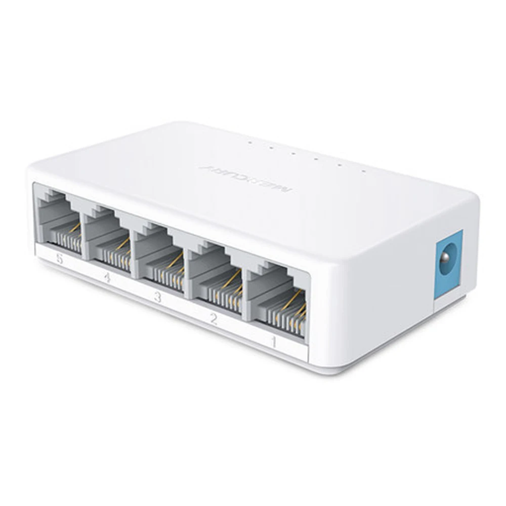S105C коммутатора Ethernet WiFi модуль, мини 5 Порты и разъёмы настольный коммутатор для интернет-сети 10/100 Мбит сетевой концентратор с 100-240V с большим числом значений напряжения на плоской подошве Порты и разъёмы зарядное устройство - Цвет: ZHGZ14394