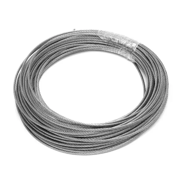 77 Specification: 4mm 25M Cable Fishing Lifting Cable Clothesline - HANDYCRF 4mm Diameter 5M/ 10M/15M/ 20M/25M Stainless Steel Wire Rope 