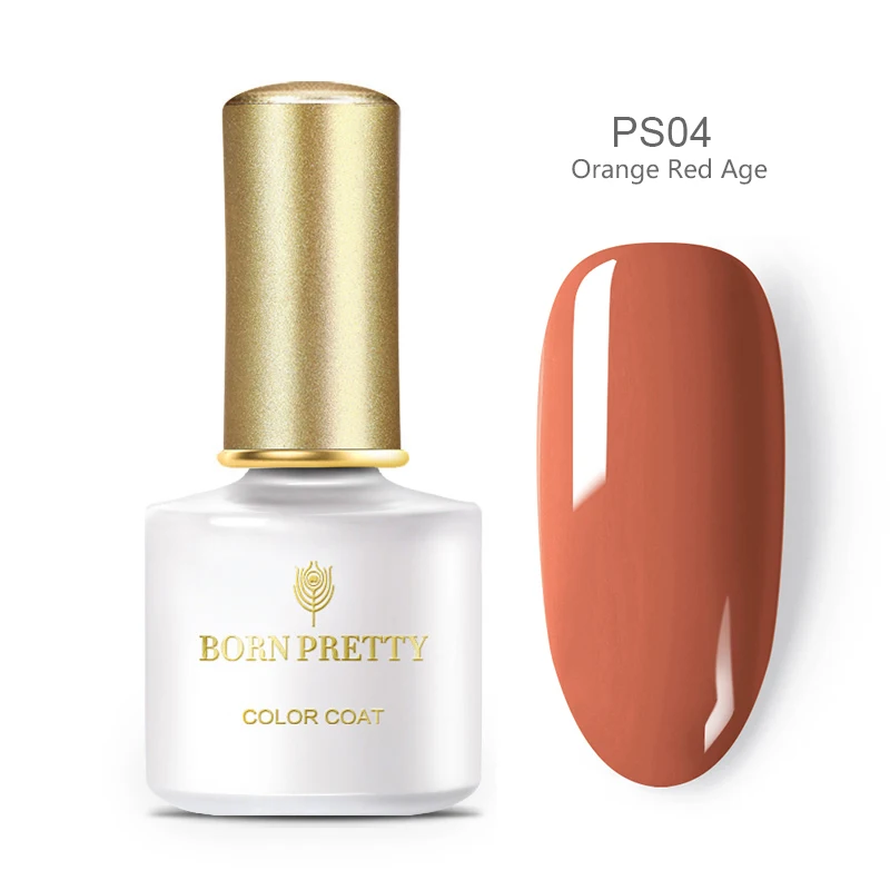 PS04 BORN PRETTY, 6 мл, серия Cafe, Гель-лак для ногтей, чистый цвет, замачивается, УФ светодиодный Гель-лак, 60 цветов, маникюрный лак, долговечный - Цвет: PS04