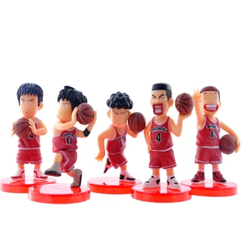 

5pcs/set SLAM DUNK doll Anime Figure Toy Collection Model Toy Action figure for friends gift