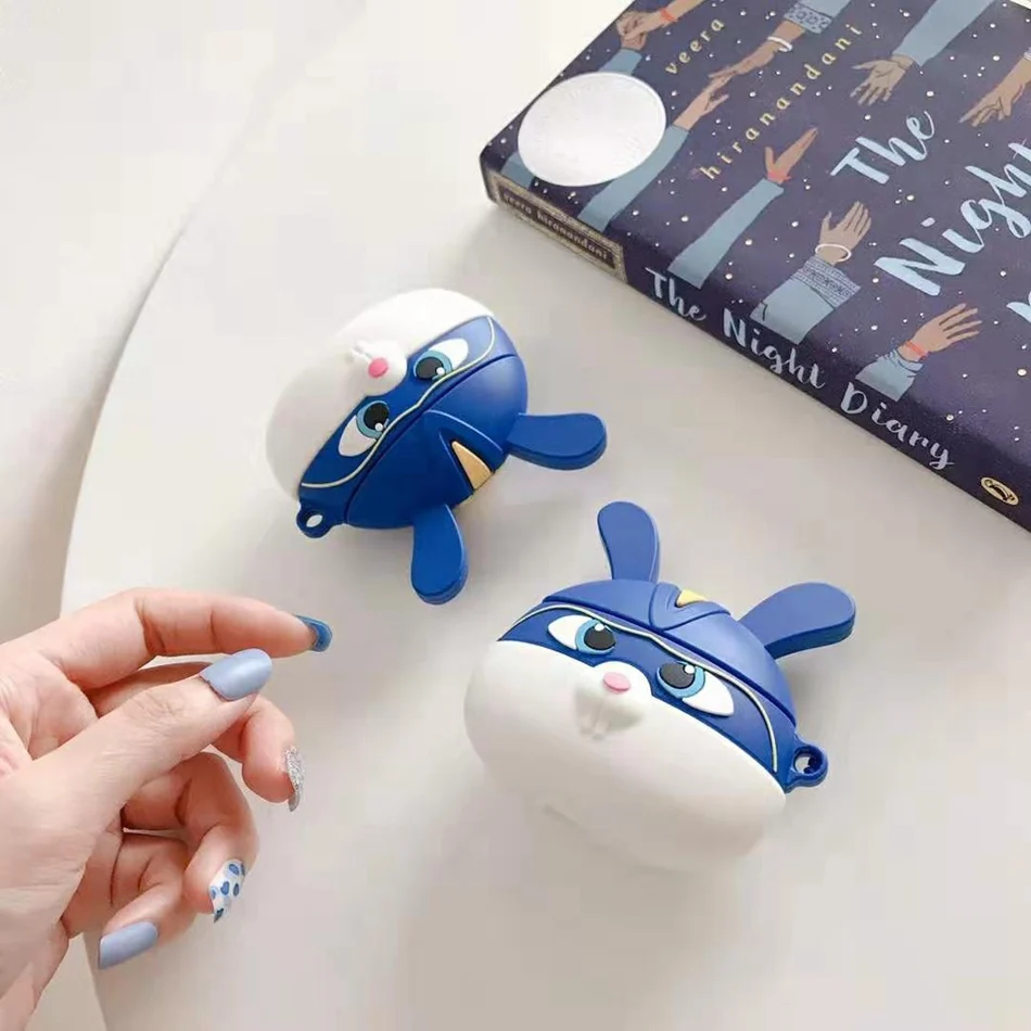 Для AirPods чехол 3D Love pet мультфильм стерео секретный Чехол-Кролик для Airpods 2/i10/i11 TWS Защитная крышка с крючок карабина