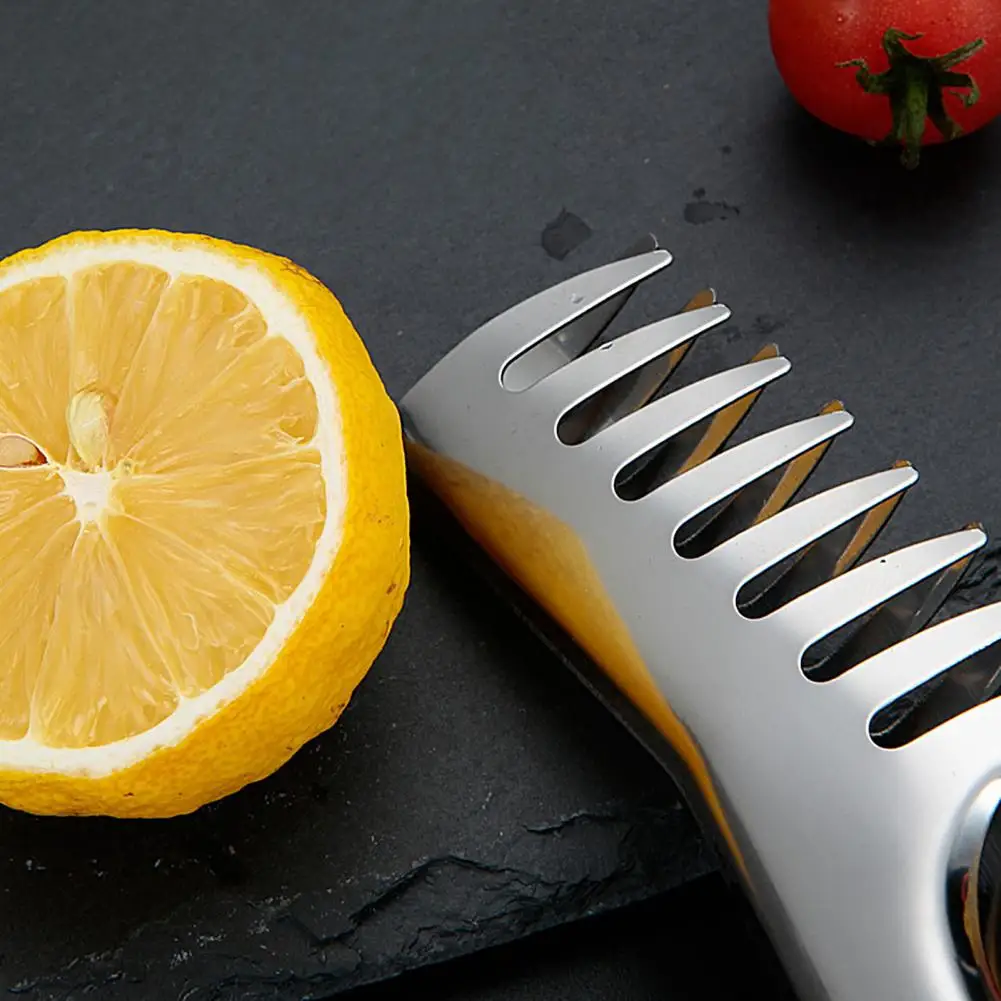 Comb-shaped Food Tongs Multifunctional BBQ Salad Spaghetti Clip Kitchen Tool