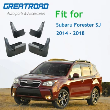 

For Subaru Forester SJ 2014 - 2018 Molded Car Mud Flaps Mudflaps Splash Guards Flap Mudguards Fender Front Rear 2015 2016 2017