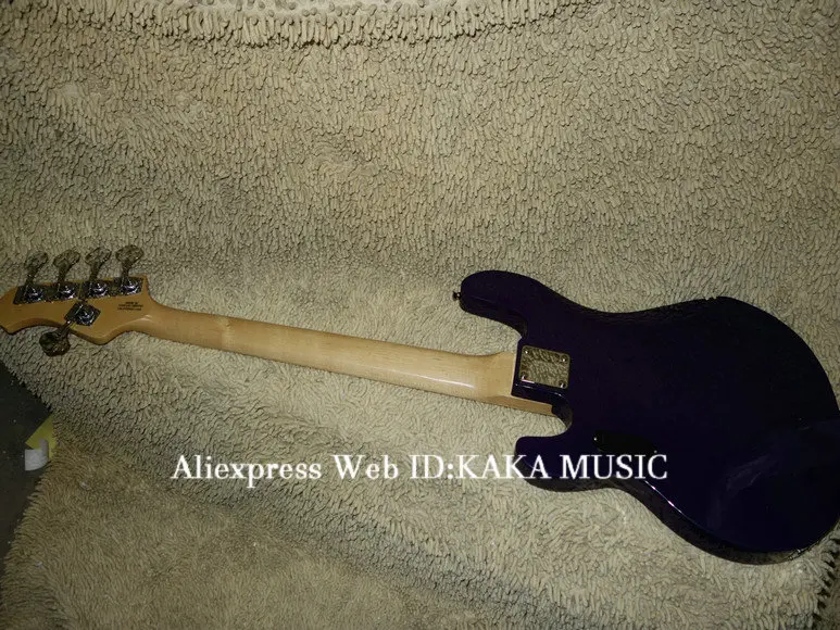 Бас-гитары новейший фиолетовый 5 струн электрический бас Высокое качество Новое поступление