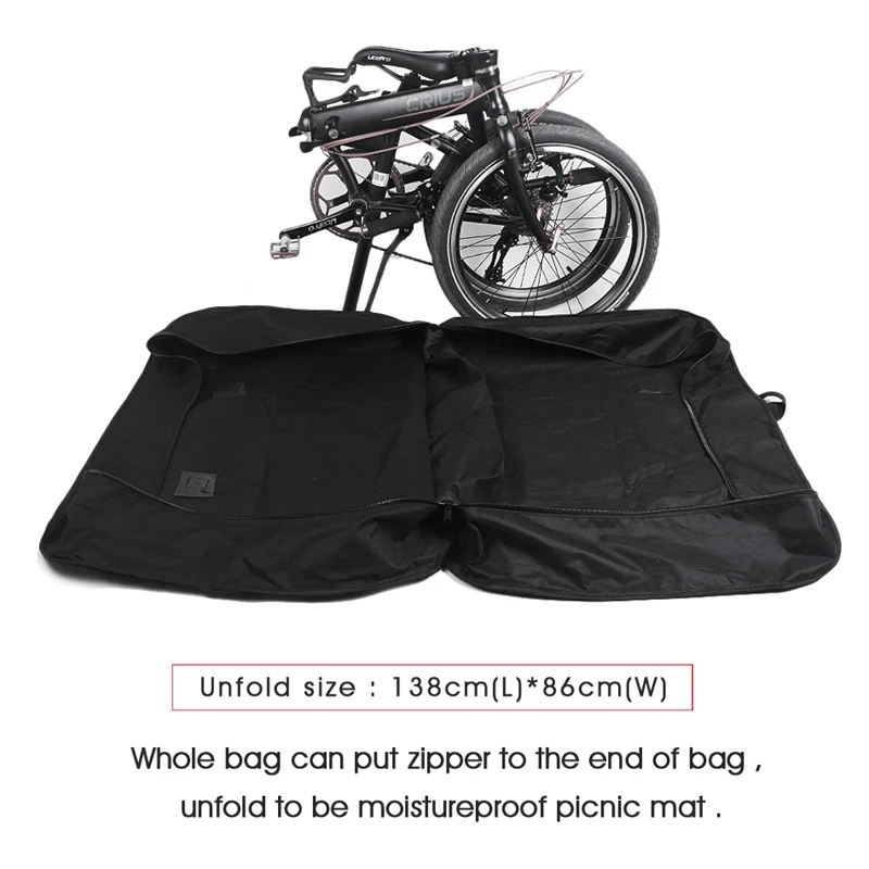 Perfect 14"16"20" Folding Bike Carrier Thick Bicycle Carry Packing Bag Foldable Bicycle Transport Bag Waterproof Loading Vehicle Pouch 3 Perfect 14"16"20" Folding Bike Carrier Thick Bicycle Carry Packing Bag Foldable Bicycle Transport Bag Waterproof Loading Vehicle Pouch 3