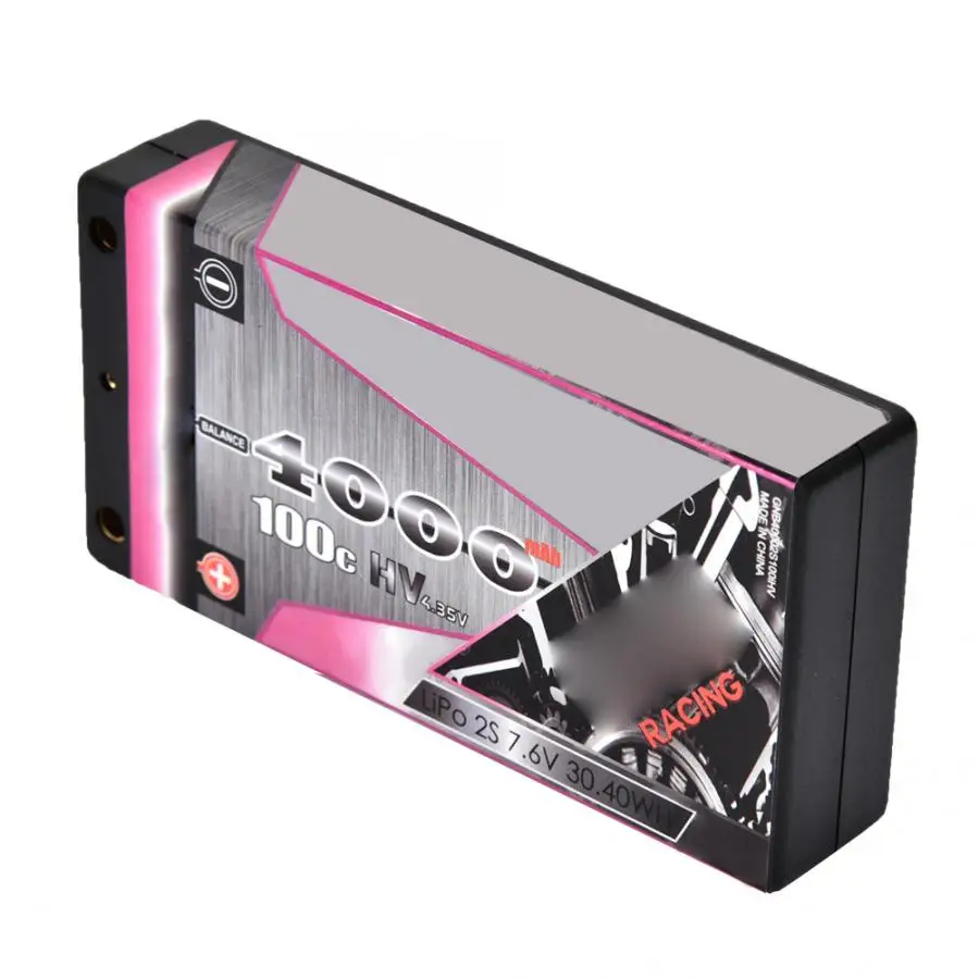 

Hot Gaoneng GNB 7.6V 4000mAh 100C 2S T Plug-type Lithium Battery for RC Model Car Part