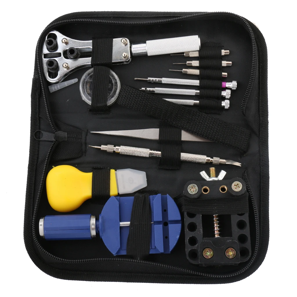 

Complete Set Of Tools For 13-Piece Watch Stainless Steel Watch Repair Kit