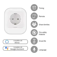 

Tuya EU Smart Plug WIFI Socket Tuya Smart Life APP Wireless Remote Switch Timing Voice Control For Alexa Google Home Smart Home