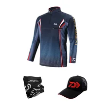 Новинка, мужские рубашки для рыбалки, профессиональная одежда для рыбалки с защитой от ультрафиолета, Влагоотводящая, дышащая, с длинным рукавом, Camisas Pesca