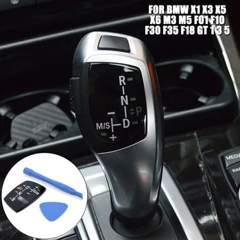 

1 Set Car Gear Shift Knob Panel Sticker Kit Fit For BMW X1 X3 X5 X6 M3 M5 F01 F10 F30 F35 F18 Interior Parts